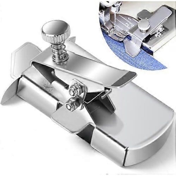 Uppgraderad Magnetisk Sömnadsguide för Symaskin, Magnetisk Sömnadsguide med Klämma, Universell Sömnadsguide, Fållguide, Multifunktionell Fållguide för Sömnad