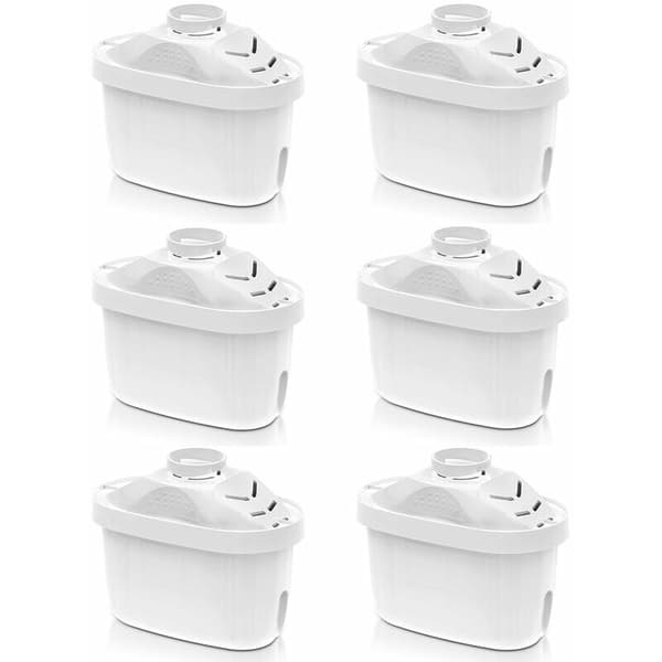 Pakke med 6 filterpatroner til Brita Maxtra filterkande kedel reservedel