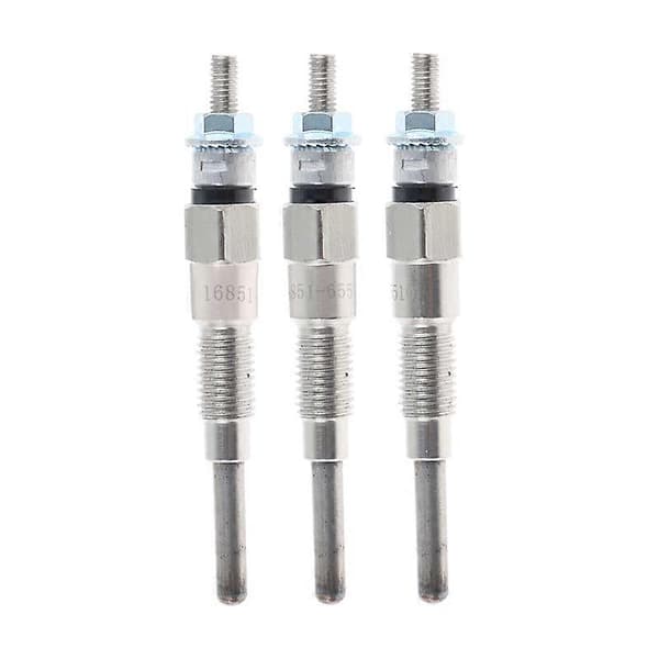 3 stk. Motorvarmer Gløderør 8 mm til Traktor B21 B1700D B1700E Reservedelsnummer 16851-65512 16851-65510