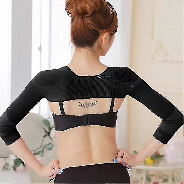 Övre Armsformare Postoperativ Slankare Kompressionsärmar Hållningskorrigerande Toppar Shapewear för Kvinnor