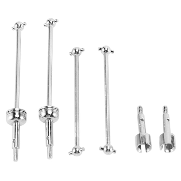 4st Metall Främre & Bakre CVD Drivaxel för 144001 124018 124019 RC Bil Uppgraderingsdelar Tillbehör