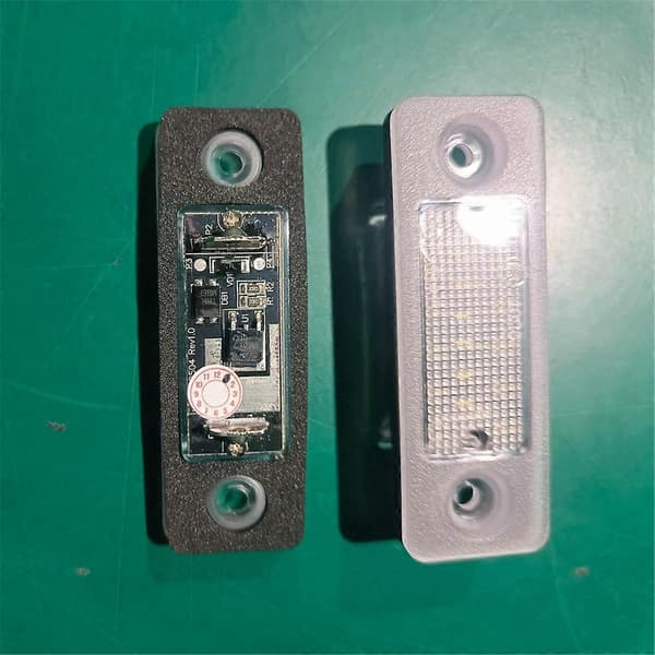 2 stk. LED nummerpladelygter fejlfri til Volvo C30 2008-2013 Hvide LED billys 3121