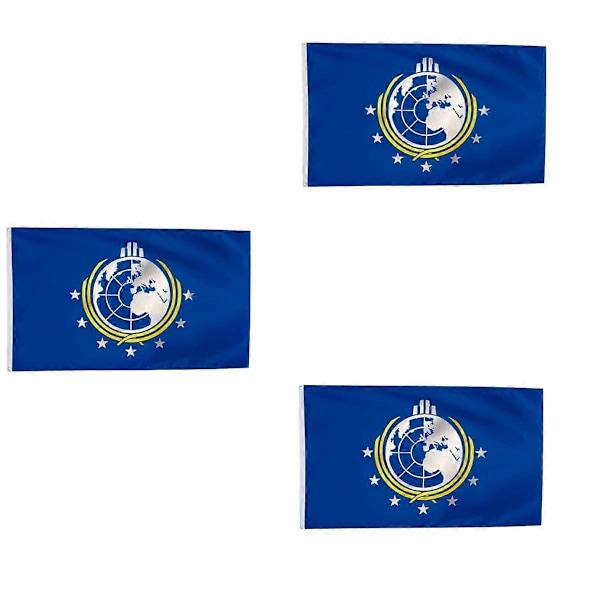 Super Earth Flag Udendørs Indendørs Dekorativt Flag Polyester med Messingøje