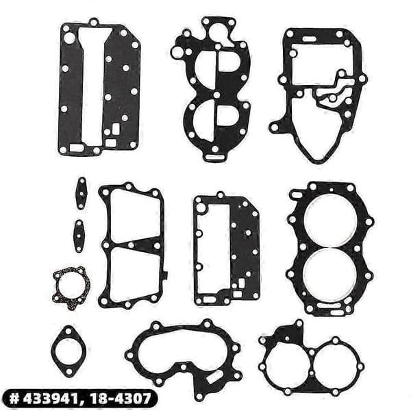 Packningssats Topplock kompatibel med /Evinrude 25/35Hk 2Cyl X-Ref 433941 18-4307