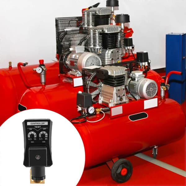 1/2 Tomme Dn15 Elektrisk Timer Auto Vannventil Solenoid Elektronisk Dreneringsventil For Luftkompressor Co