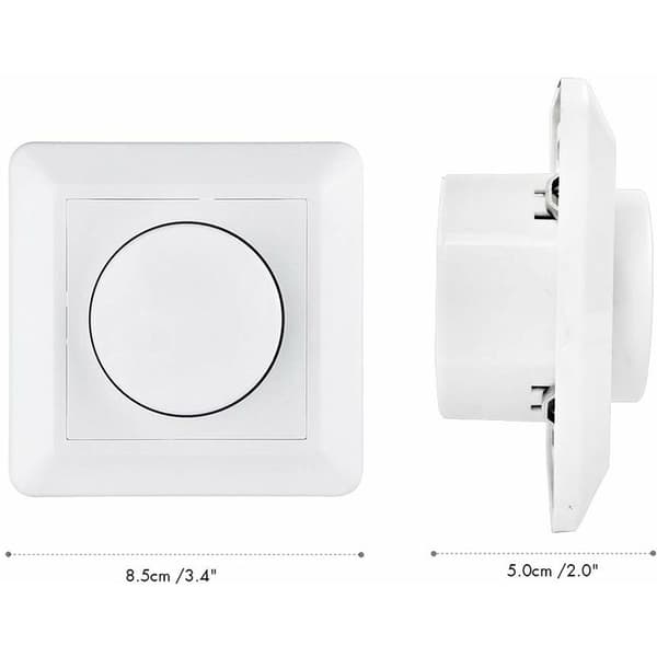 LED Dimmerbryter, 220-240V 5-200W Smart Knapp Lysbryter og Dimmerbryter