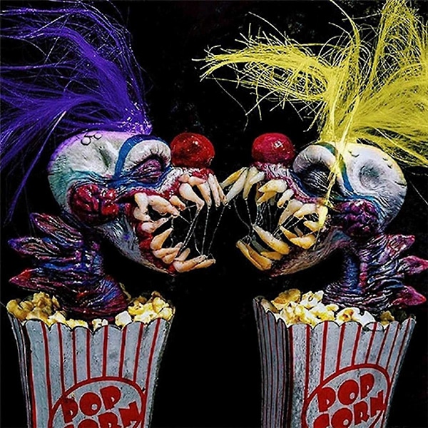 Klovniveistos, Halloween-klovnikoriste, Popcorn-klovni Pelottava klovnipääpatsas Hartsiaskartelu Klovni