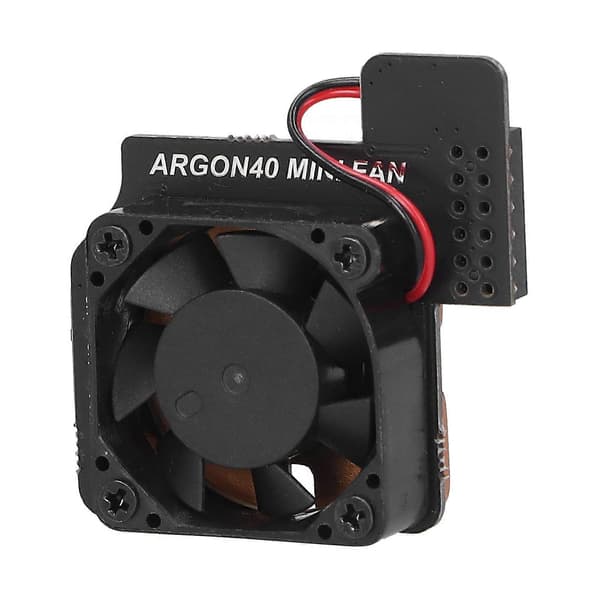 Kylfläktmodul för Raspberry Pi 4B 3B+/3B PWM Mini Värmeavledning med Mässingsbas