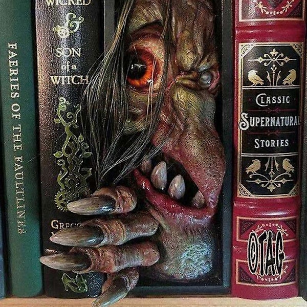 Halloween Figurer Tilføjer Festlig Atmosfære Levende Udtryk Horror Form Figurer Model Kreativt Bordpynt Simulation Monstre Skelet Bookno