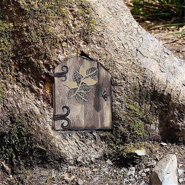 Kärlek Miniatyr Träd Dörr Utomhus Miniatyr Träd Dekoration Dörr Fé Dörr Trädgårdstillbehör Dekoration Jul