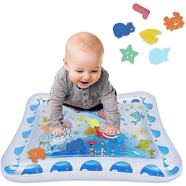 Baby Awakening Matta, Uppblåsbar Vattenmatta för Barn, Uppblåsbar Lekdyna Pvc Pojke