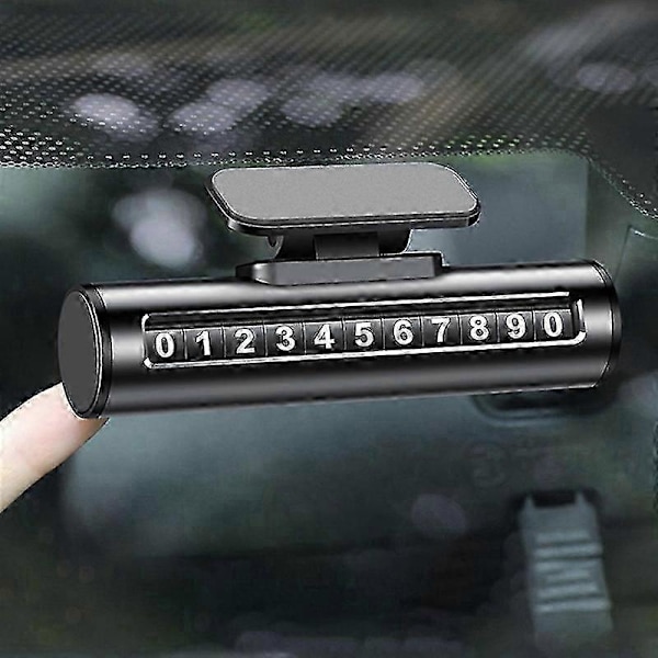 Väliaikainen pysäköintinumero kilpi auton matkapuhelinnumero autopaikka liikkuva autopaikka 1