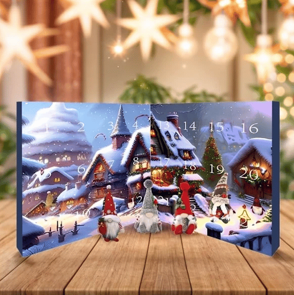 2025 Jultomte Julkalender, 2025 Julkalender, 24 Dagars Jultomte Samlarkalender