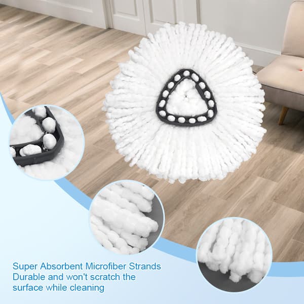 Kompatibel med O-Cedar EasyWring RinseClean mikrofiber spinmopphode tilbehør, lilla