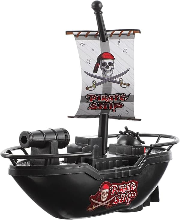 Pool Pirate Båt Leke Badeleker Badebåt Leke Elektrisk Pirate Båt Leke Bursdagsgave
