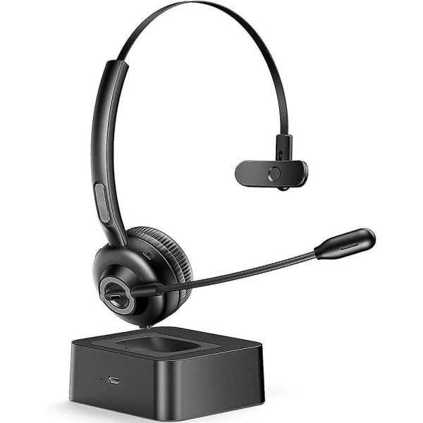 Bluetooth headset V5.0 trådlöst företagsheadset med mikrofon