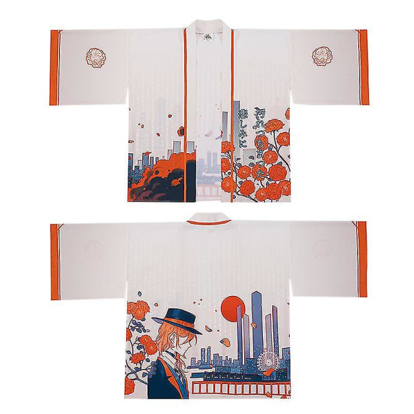 Bungo Herrelösa hundar Anime Cosplay Kimono Dazai Osamu Cos Kostym Nakahara Chuuya Co