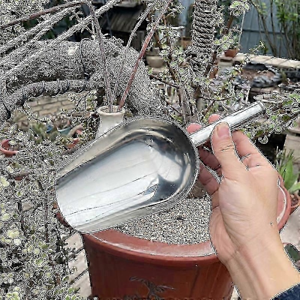 Puutarhatyökalut, ruostumattomasta teräksestä valmistettu monikäyttöinen lapio, kukkalapio, rautalapio, ulkokukkien viljely, kukkaruukku, mullan lapiointi, mehikasvi g