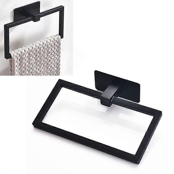 Håndkle Ring Rustfritt Stål Firkantet Badehåndkleholder Moderne Stil