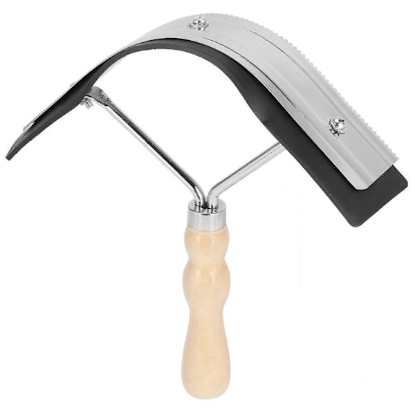 Hästsvettsskrapa med trähandtag Halkfri Hästrengörings- och Groomingverktyg Lantbruksmaterial