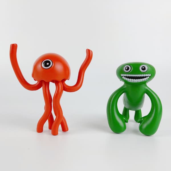 8-delars Set Handhållna Spelmonsterdockor Tecknade Perifera Ornament