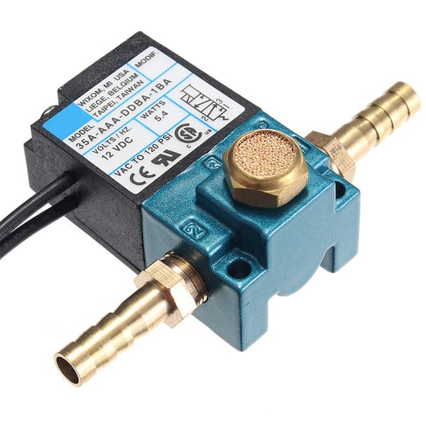DC12V/24V 5.4W 3-ports magnetventil, elektronisk boosterkontroll magnetventil 35A-AAA-DDBA-1BA 12V