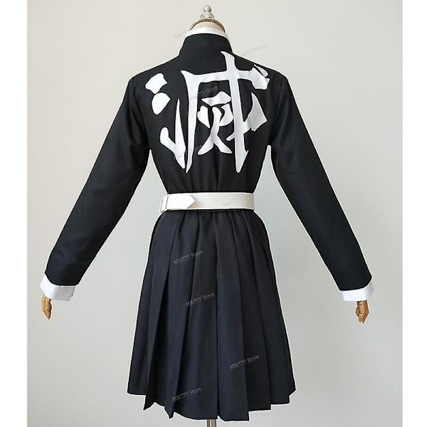 Tsuyuri Kanao Kostym Vuxen Barn Anime Demon Slayer Kimetsu Nej Yaiba Tsuyuri Kanao Cosplay Kostym Uniform Kvinnor Kimono Haori L