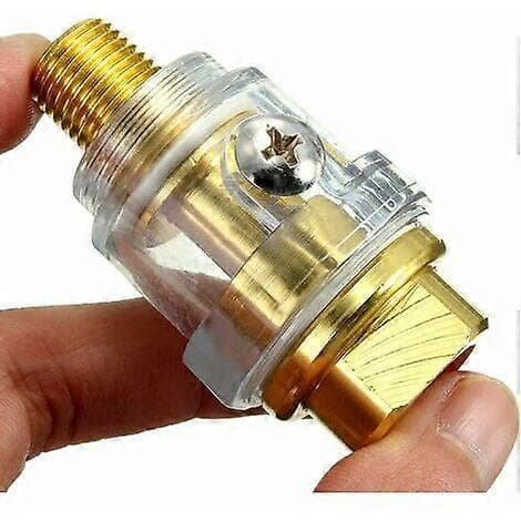 Mini Smøreapparat, 2 stk. Luftolier 1/4\" Inline Olier Mikro Spray Luftolier til Luftværktøj Luftkompressor Tilbehør