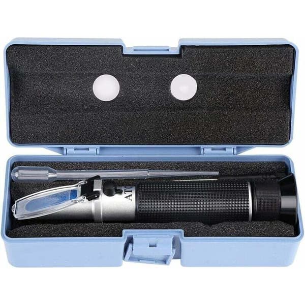 Professionelt refraktometer. Bærbart alkoholtestrefraktometer 0-80%. Vinmåler måleinstrument