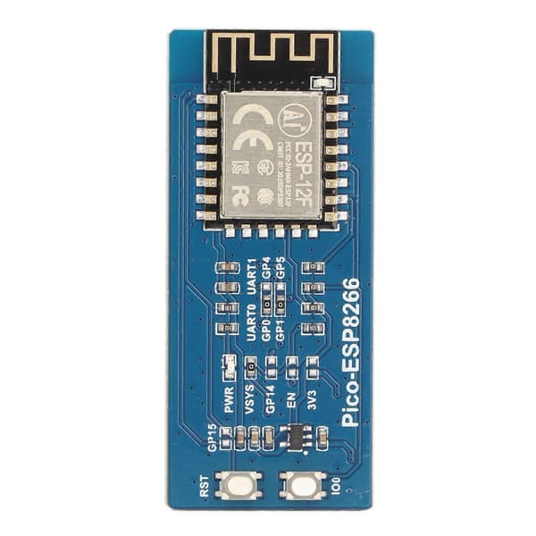 For Raspberry Pi Pico Kit Understøtter TCP/UDP Interface Design 2 Funktionsknapper ESP8266 WiFi Udvidelseskort
