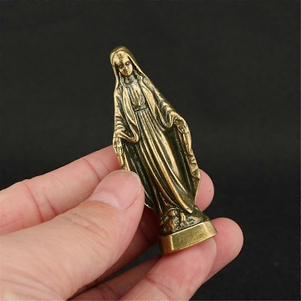 Vår Fru Dekoration Religiös Jul Krubba Ornament Vår Fru Staty Jesus Staty Religiös St