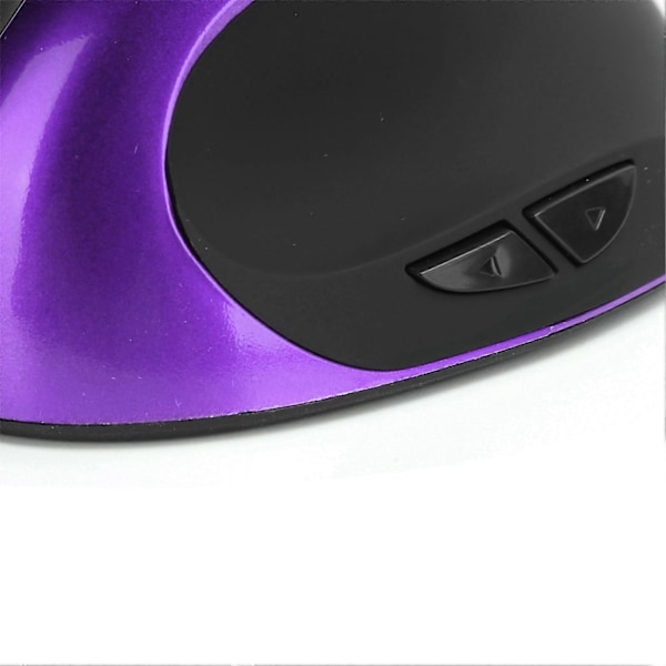 Optisk Vertikal Mus Trådløs 3. Gen Højre Hånds Ergonomisk Greb Kontor Gaming Computermus Lilla