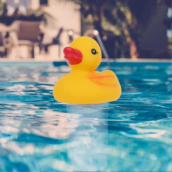 Søde Andeformet Flydende Klor Dispenser til Swimmingpool til 0,5-1in Tablet