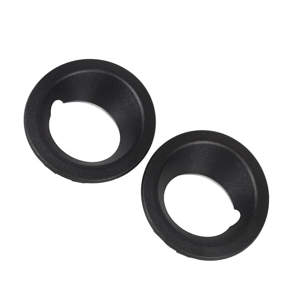 2 STK Frontfanger Tåkelys Ring Deksel 51113400912 Svart Erstatning Kompatibel X3 E83 2004-2006