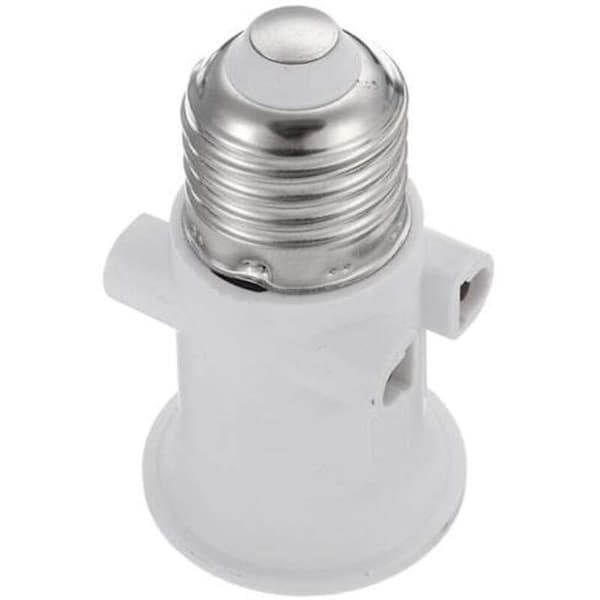 E27 4A AC100-240V fatningsadaptere. Lampeadapter