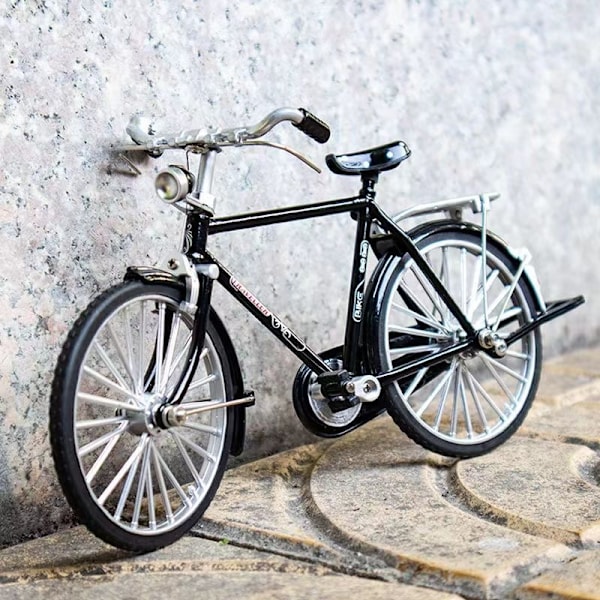 Deluxe Tandemsykkel Modell Sykkel Miniatyr for Barn Hjemmeinnredning/Ornament/Suvenir Studierom Skrivebordsdekorasjon - Velg Farger