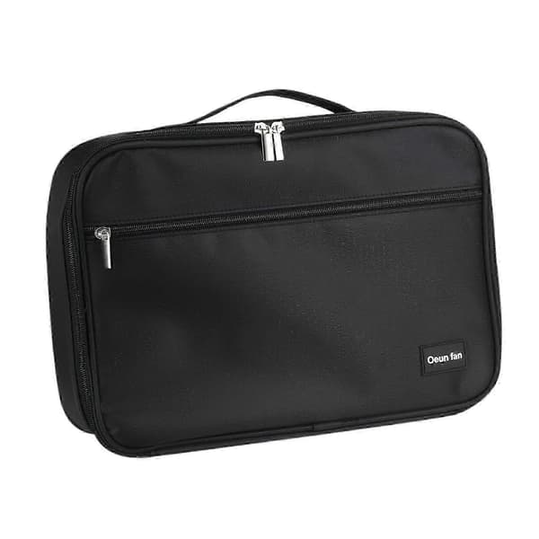 Emaljepinne Display Organizer Bag med Oppbevaringsbrett for Samleobjekt Pins Case