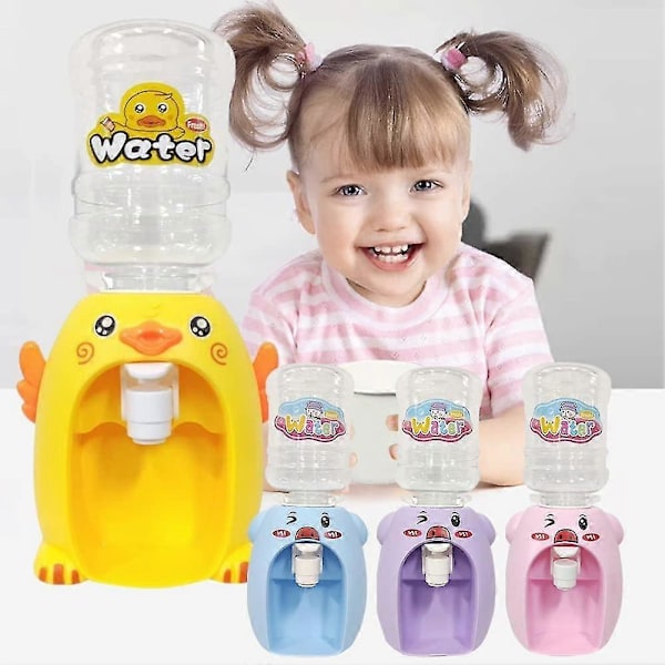 Tegneserie Mini Børn Vanddispenser Legetøj Mini Drikkevare Dispenser Lade Som Om Legetøj Køkken Børns Tidlige Uddannelses Legetøj Drikke Legetøj Pink 2 stk