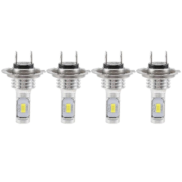 Kaukovalo/Lähivalo LED-ajovalosarja - 4 kpl Mini H7 + H7 Yhdistelmäpolttimoita, 240W 52000lm 6000k, Super White