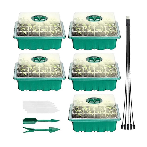 Fortykket Plante Potte med Lys Planteboks Lys med Liten Plante Ventilasjon Ventil