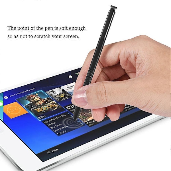 Til Samsung Galaxy Note 5 Elektromagnetisk Stylus Touch Pen Universal Erstatning Sort