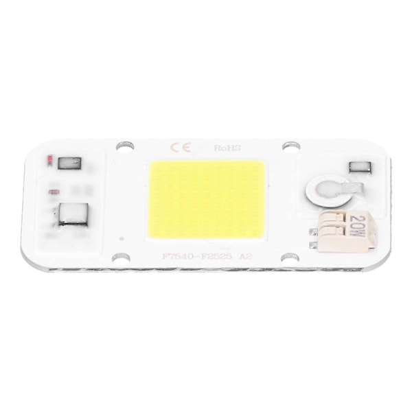 20W/30W/50W 220V LED COB Chip Lampepanel Svejsningsfri Hvidt Varmt Lys Fuld Spektrum (Hvidt Lys 20W)