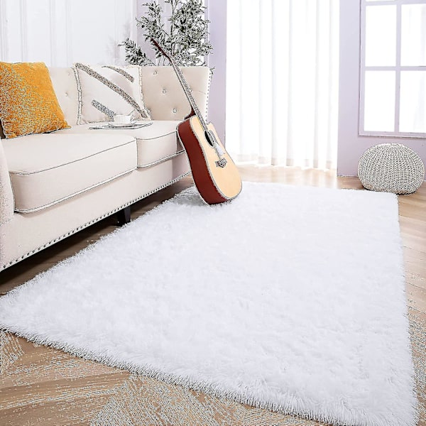 Tflycq Soft Fluffy Area Mattor För Sovrum Barnrum Plysch Shaggy Nursery Matta Furry Throw Mattor För Pojkar Flickor, College Sovsal Fuzzy Mattor Vardagsrum Ho