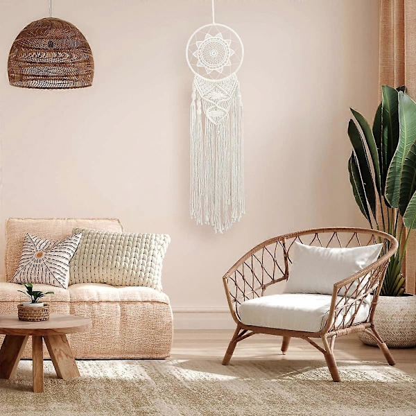Unisieppari Käsintehty Aurinko Unisieppari Boho Koti Makuuhuone Seinäkoriste Söpö Kudottu Unisieppari Tyttö Poika Äiti Ystävänpäivä Syntymäpäivä Häälahja