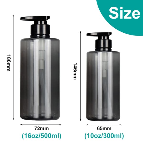 Sæbedispenser, shampoo brusepumpeflasker, til shampoo