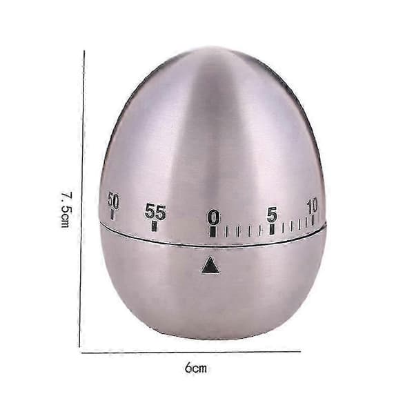 Egg Timer, Kjøkken Timer, sølv