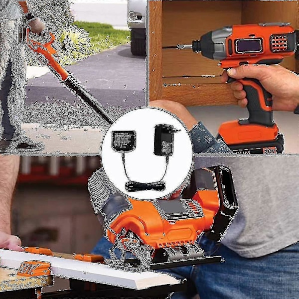 Vaihtolaturi yhteensopiva Black & Decker 9.6v 12v 14.4v 18v Nicad Nimh akun kanssa Hpb18-ope Hpb18 Hpb14 Hpb12 Hpb96 244760-00 A1718 Fsb18 B