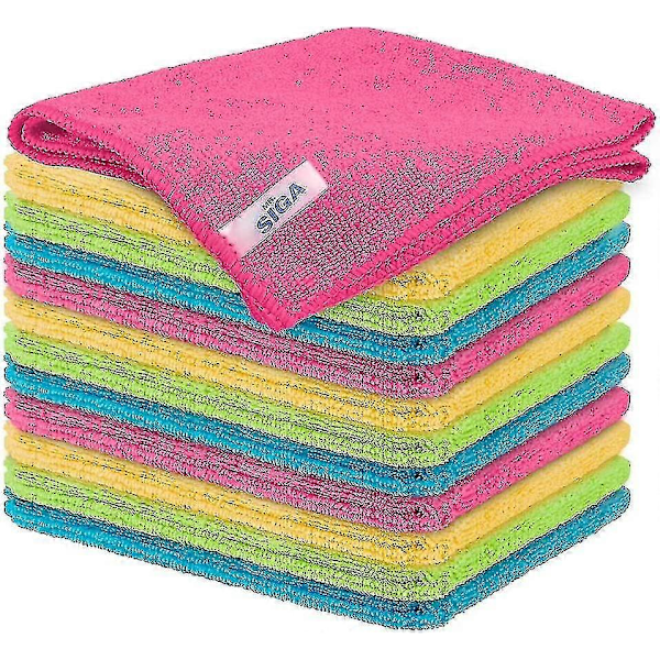 Mikrokuituliina, 12 kpl pakkaus, koko: 32 cm x 32 cm