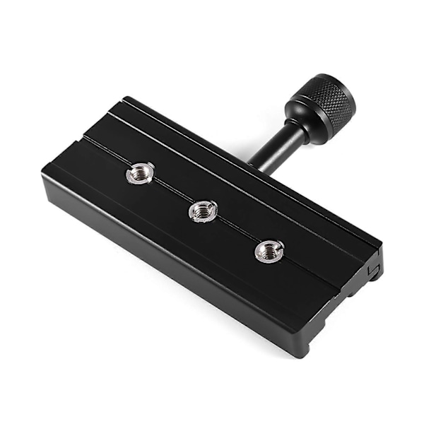 Svart QR-120 Klemmeadapter For Hurtigutløserplate 1/4\" 3/8\" for Arca SWISS RSS Stativ