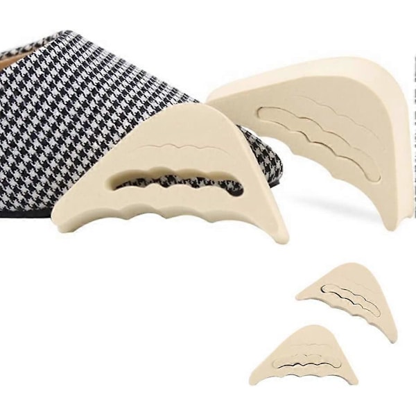 2 Par Bløde Svamp Sko Fyld Toe Inserts Justerbare Tåpropper Tåbøjle Puder til Mænd & Kvinder, Pumps, Flade sko, Sneakers